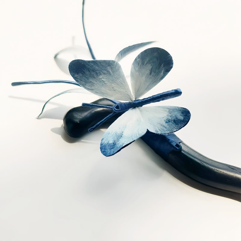 Handmade Velvet Butterfly Brooch with Mulberry Silk Handmade Velvet Butterfly Brooch with Mulberry Silk