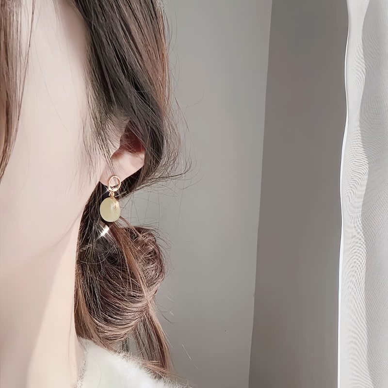 Jade Luck Drop Earrings Jade Luck Drop Earrings