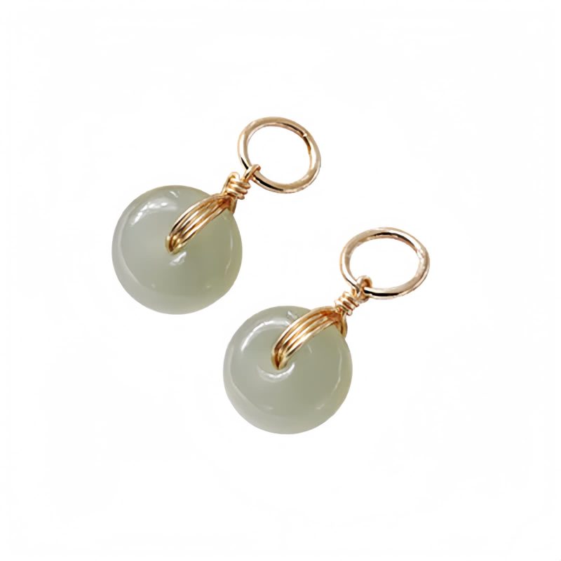 Jade Luck Drop Earrings Jade Luck Drop Earrings