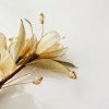 Mulberry Silk Handmade White Camellia Brooch Mulberry Silk Handmade White Camellia Brooch