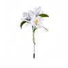 Mulberry Silk White Iris Brooch Mulberry Silk White Iris Brooch