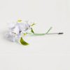 Mulberry Silk White Iris Brooch Mulberry Silk White Iris Brooch