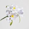 Mulberry Silk White Iris Brooch Mulberry Silk White Iris Brooch