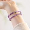 Natural Amethyst Lotus Blossom Healing Bracelet Natural Amethyst Lotus Blossom Healing Bracelet