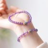 Natural Amethyst Lotus Blossom Healing Bracelet Natural Amethyst Lotus Blossom Healing Bracelet