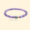 Natural Amethyst Lotus Blossom Healing Bracelet Natural Amethyst Lotus Blossom Healing Bracelet
