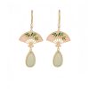 Natural Green Aventurine Luck Drop Earrings Natural Green Aventurine Luck Drop Earrings