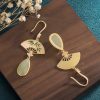 Natural Green Aventurine Luck Drop Earrings Natural Green Aventurine Luck Drop Earrings