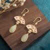 Natural Green Aventurine Luck Drop Earrings Natural Green Aventurine Luck Drop Earrings