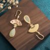 Natural Green Aventurine Luck Drop Earrings Natural Green Aventurine Luck Drop Earrings