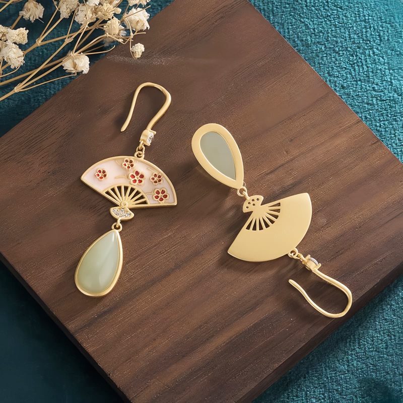 Natural Green Aventurine Luck Drop Earrings Natural Green Aventurine Luck Drop Earrings