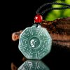 Natural Jade Yin Yang Feng Shui Pendant Necklace Natural Jade Yin Yang Feng Shui Pendant Necklace