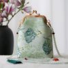Retro-Tasche mit chinesischer Stickerei und Perlenkette Retro Chinese Embroidery Pearl Chain Bag