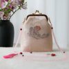 Retro-Tasche mit chinesischer Stickerei und Perlenkette Retro Chinese Embroidery Pearl Chain Bag
