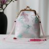 Retro-Tasche mit chinesischer Stickerei und Perlenkette Retro Chinese Embroidery Pearl Chain Bag