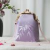 Retro-Tasche mit chinesischer Stickerei und Perlenkette Retro Chinese Embroidery Pearl Chain Bag