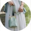 Retro-Tasche mit chinesischer Stickerei und Perlenkette Retro Chinese Embroidery Pearl Chain Bag