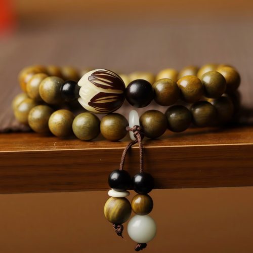 Sandalwood Bodhi Seed Soothing Meditation Bracelet