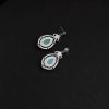 Pendientes Tibetanos de Gota en Turquesa: Esencia Étnica y Carácter Ancestral Tibet Turquoise Waterdrop Dangle Earrings
