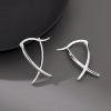 Tibetan Geometric Cross Luck Hoop Earrings Tibetan Geometric Cross Luck Hoop Earrings