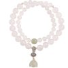 Tibetan White Agate Lotus Protection Bracelet Tibetan White Agate Lotus Protection Bracelet