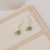Brincos de Prata 925 com Jade e Pérola: Sabedoria e Elegância 925 Silver Jade Pearl Wisdom Earrings