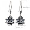 925 Silver Lotus Flower Earrings 925 Silver Lotus Flower Earrings