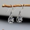 925 Silver Lotus Flower Earrings 925 Silver Lotus Flower Earrings