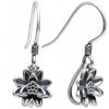 925 Silver Lotus Flower Earrings 925 Silver Lotus Flower Earrings