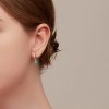 925 Silver Round Malachite Anti-Anxiety Earrings 925 Silver Round Malachite Anti-Anxiety Earrings