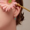 925 Silver Round Malachite Anti-Anxiety Earrings 925 Silver Round Malachite Anti-Anxiety Earrings