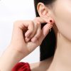 925 Silver Year of the Snake Blessing Earrings 925 Silver Year of the Snake Blessing Earrings