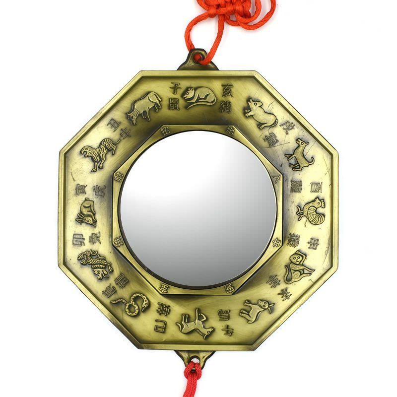 Alloy Bagua Map with Five-Emperor Coins Alloy Bagua Map with Five-Emperor Coins