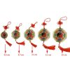 Alloy Bagua Map with Five-Emperor Coins Alloy Bagua Map with Five-Emperor Coins