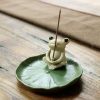 Ceramic Frog Incense Burner Decoration Ceramic Frog Incense Burner Decoration