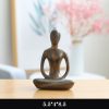 Ceramic Abstract Yoga Meditation Figurine Ceramic Abstract Yoga Meditation Figurine