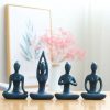 Ceramic Abstract Yoga Meditation Figurine Ceramic Abstract Yoga Meditation Figurine