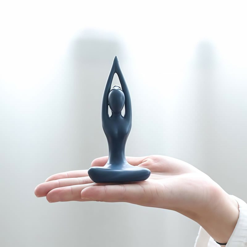 Ceramic Abstract Yoga Meditation Figurine Ceramic Abstract Yoga Meditation Figurine