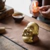 Clay Tibetan Laughing Buddha Incense Burner Clay Tibetan Laughing Buddha Incense Burner