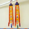 Colorful Lotus Wall Art with Auspicious Symbols Colorful Lotus Wall Art with Auspicious Symbols