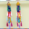 Colorful Lotus Wall Art with Auspicious Symbols Colorful Lotus Wall Art with Auspicious Symbols