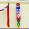 Colorful Lotus Wall Art with Auspicious Symbols Colorful Lotus Wall Art with Auspicious Symbols