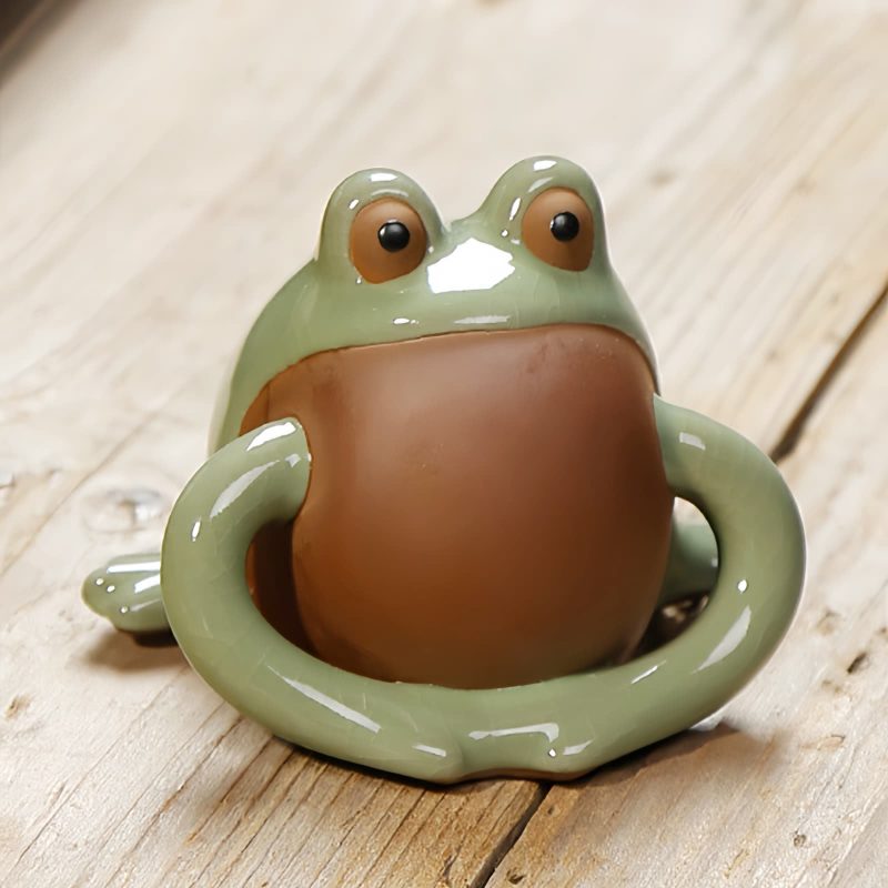 Feng Shui Wealth Frog Ceramic Decoration Feng Shui Wealth Frog Ceramic Decoration
