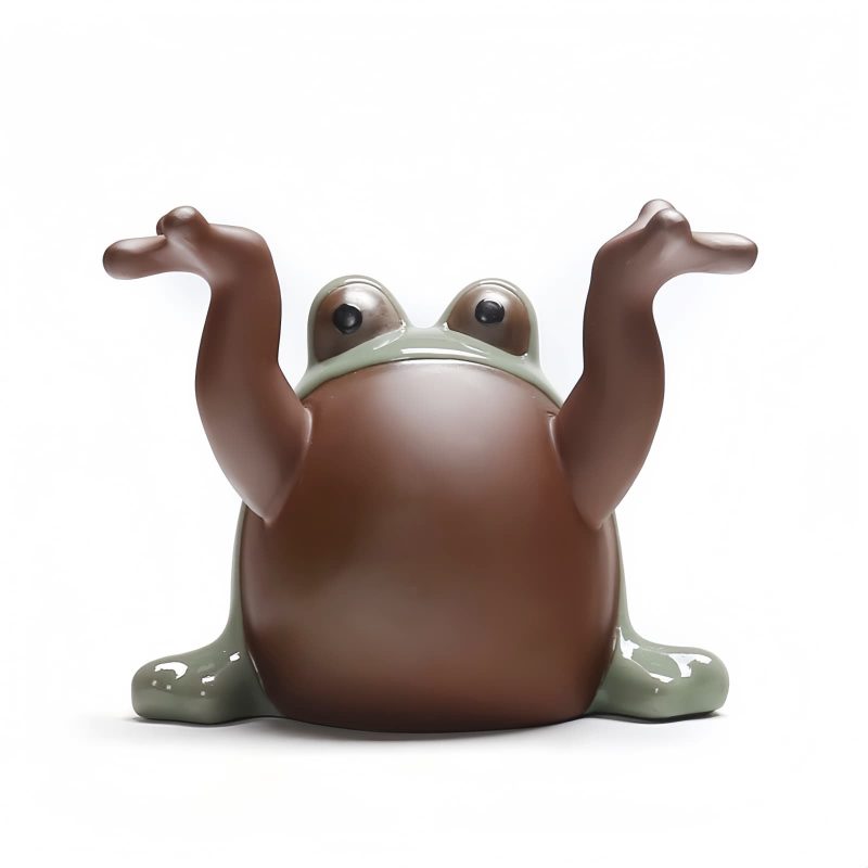 Feng Shui Wealth Frog Ceramic Decoration Feng Shui Wealth Frog Ceramic Decoration