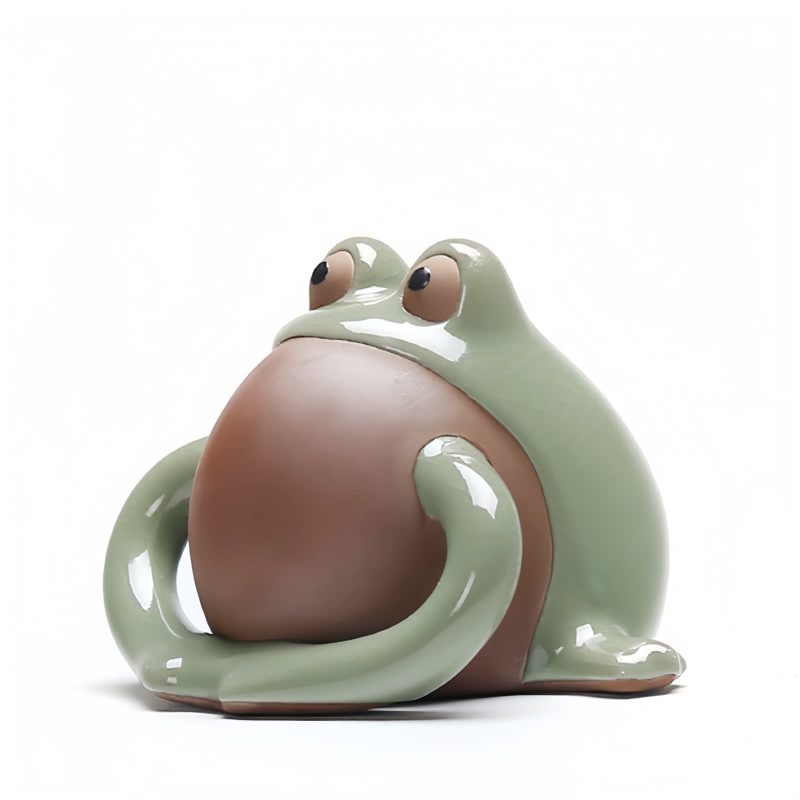 Feng Shui Wealth Frog Ceramic Decoration Feng Shui Wealth Frog Ceramic Decoration