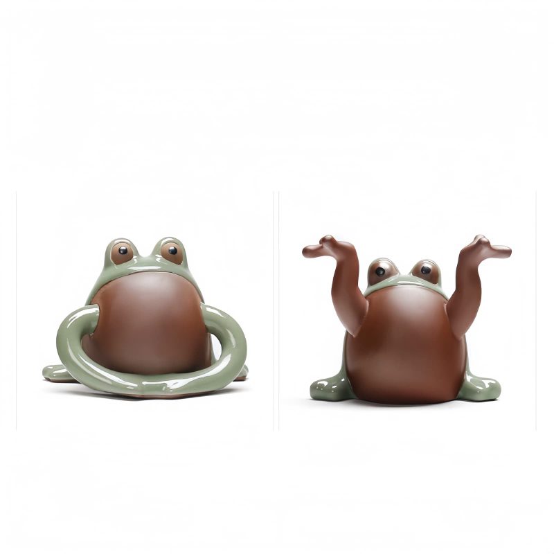 Feng Shui Wealth Frog Ceramic Decoration Feng Shui Wealth Frog Ceramic Decoration