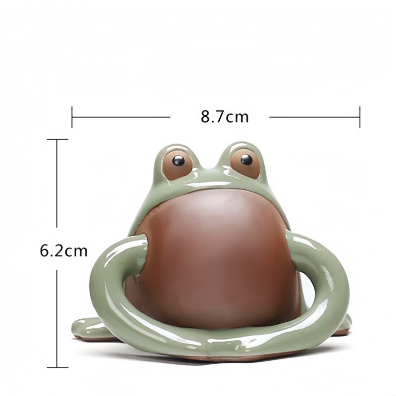 Feng Shui Wealth Frog Ceramic Decoration Feng Shui Wealth Frog Ceramic Decoration