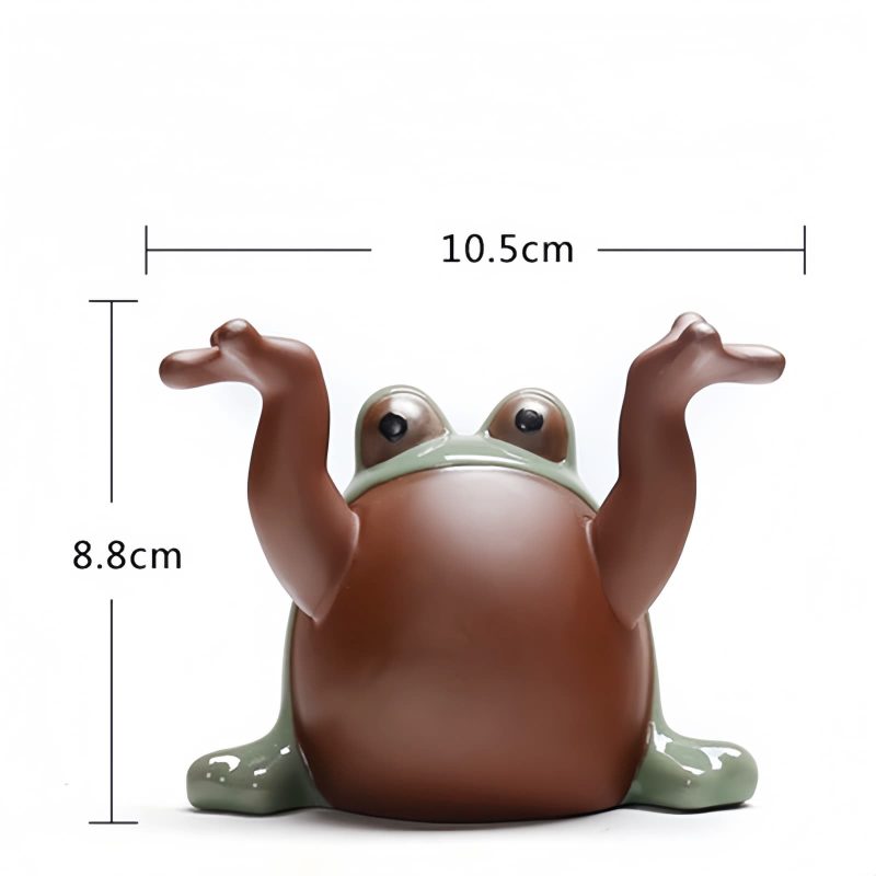 Feng Shui Wealth Frog Ceramic Decoration Feng Shui Wealth Frog Ceramic Decoration