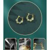 Hetian Jade Abundance Earrings in 925 Silver Hetian Jade Abundance Earrings in 925 Silver
