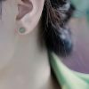 Jade Beaded Luck Stud Earrings Jade Beaded Luck Stud Earrings